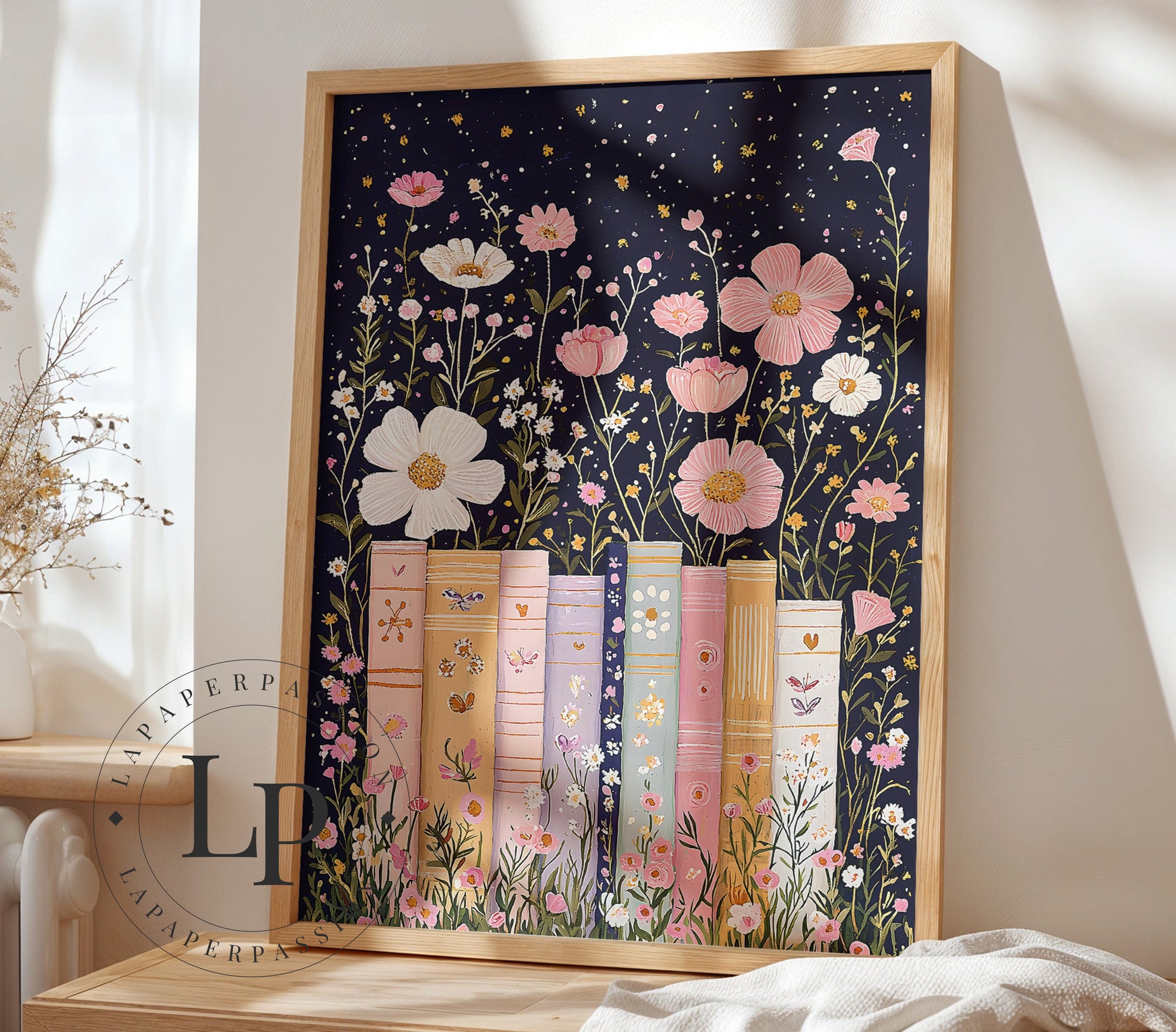 Bloomcore - Girl's Floral Flower Wall Art