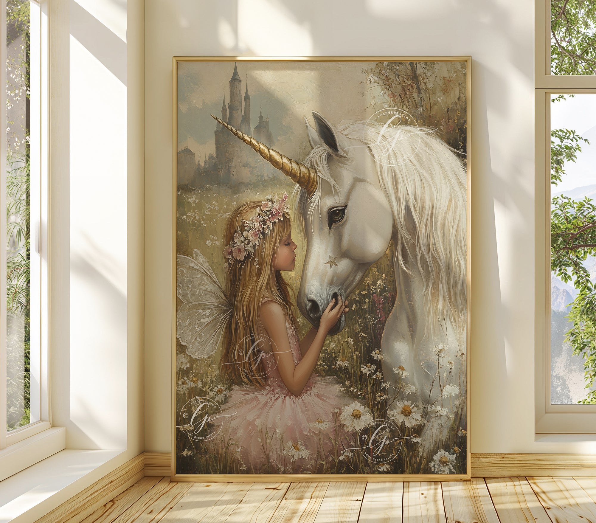 Unicorns and Fairy Wall Art - Enchanting Fairies