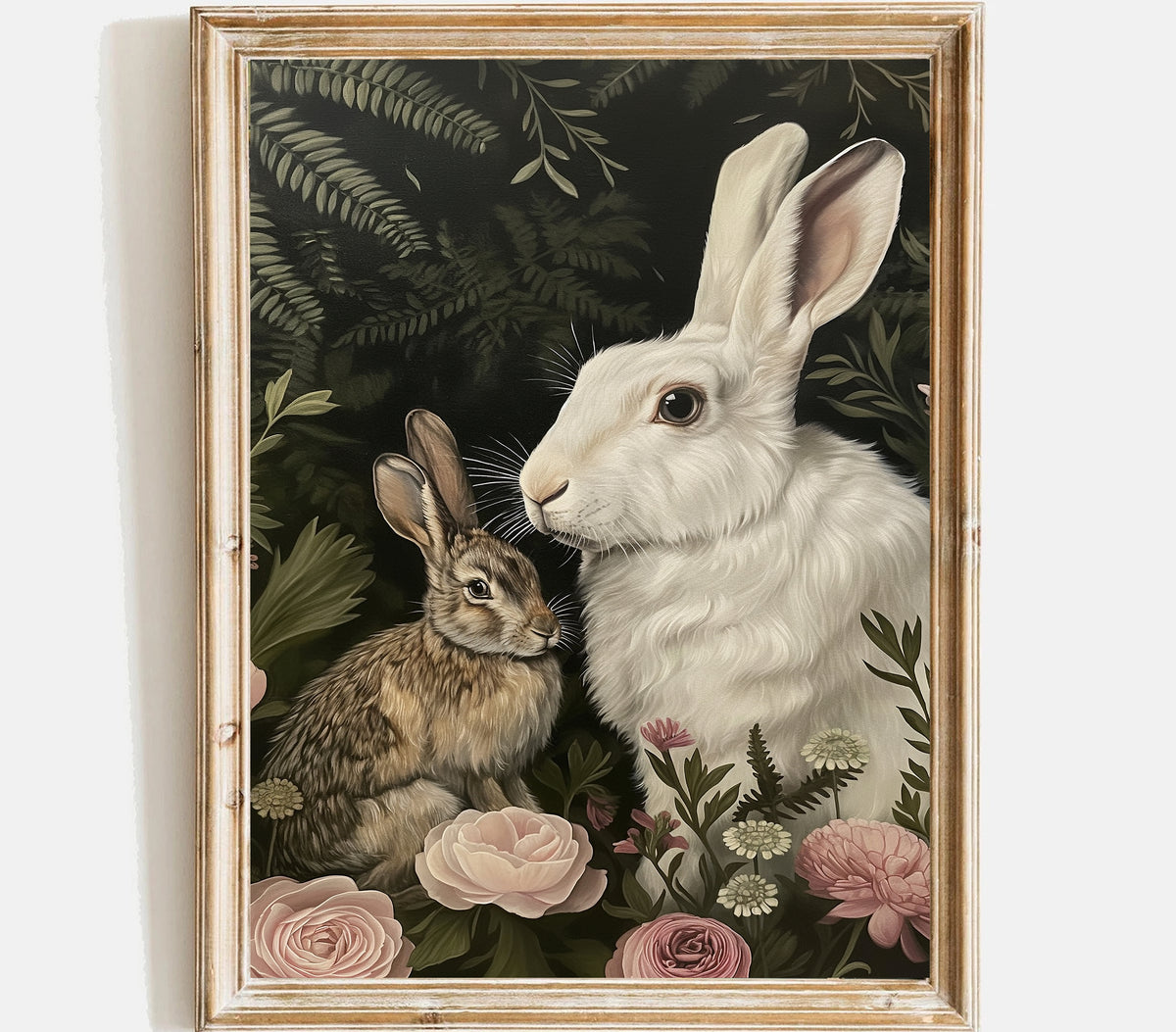 Bunny Nursery Print -Vintage Inspired