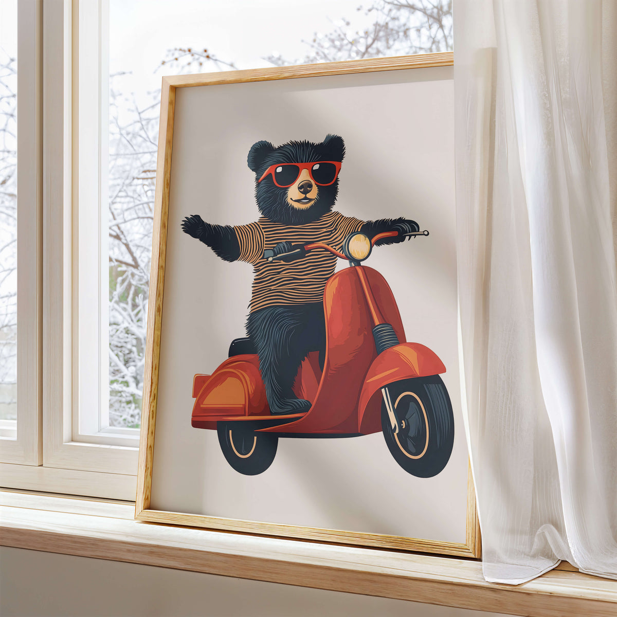 Scooter Bear| Scooter Art