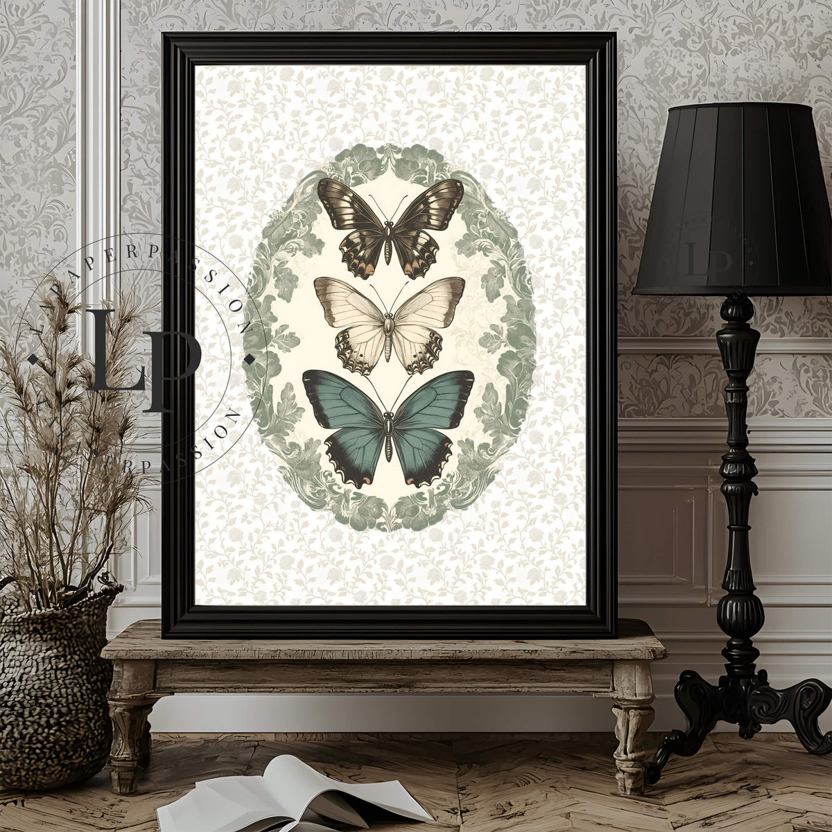 Vintage  Butterfly Art