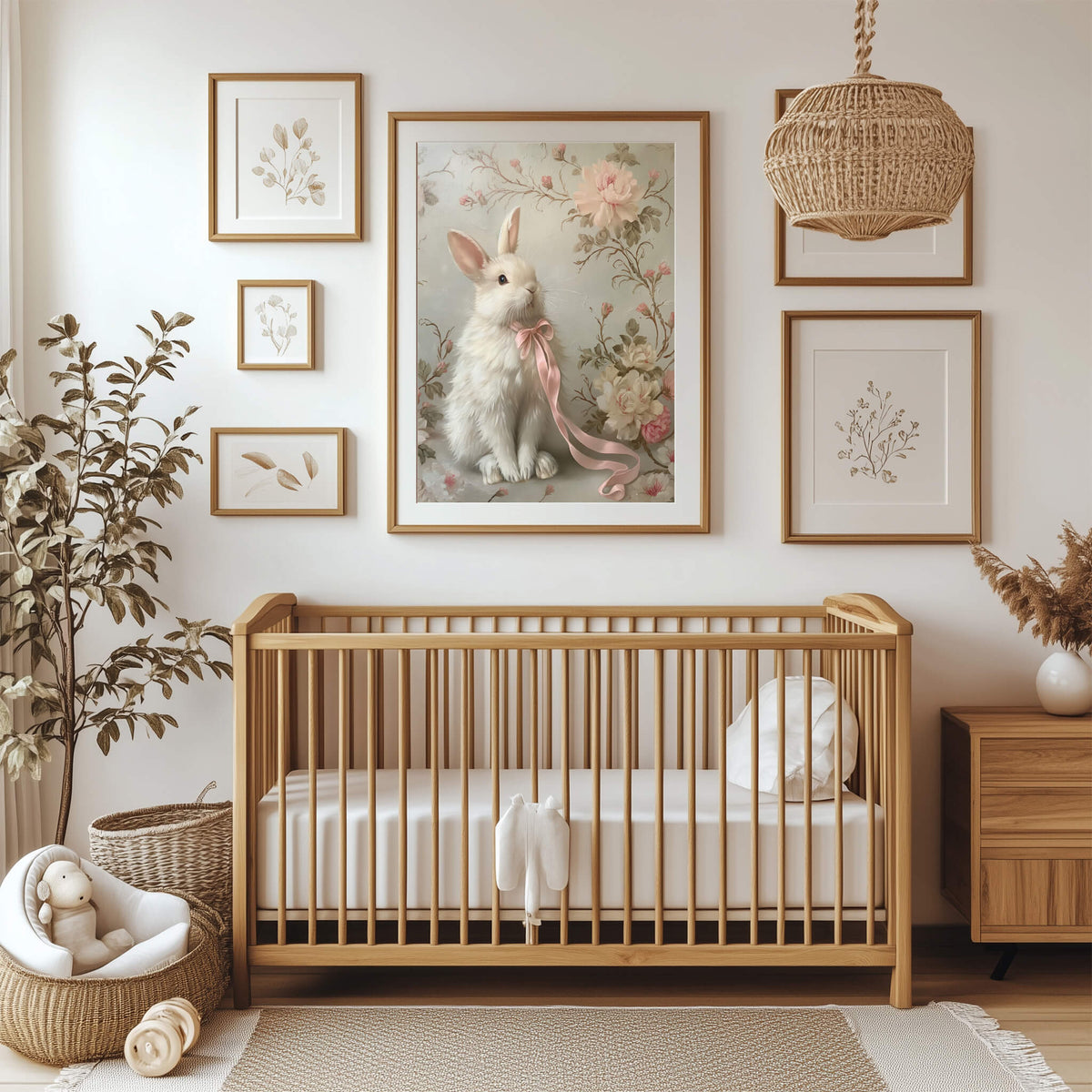 Bunny Rabbit Nursery Print